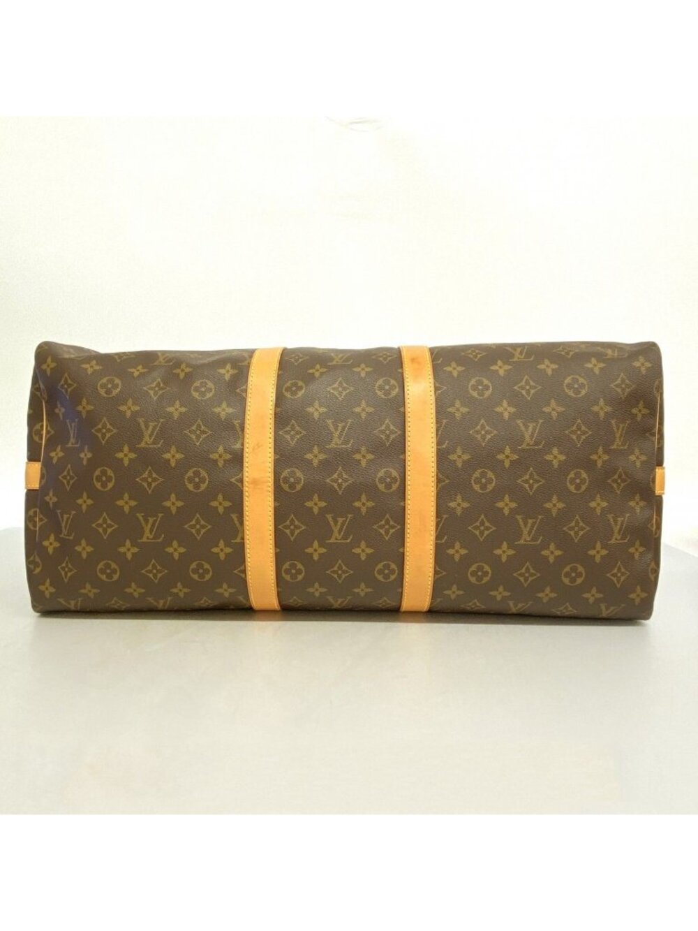 Louis Vuitton Boston Bag Monogram Keepall Bandouliere 55 Brown - Picture 3 of 10